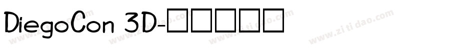 DiegoCon 3D字体转换